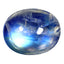 2.57 ct Oval Cabochon (9.92 x 8.00 mm) 100% Natural Rainbow Blue Moonstone