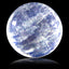 1.46 ct Supreme Round Cabochon (7.04 x 7.01 mm) Rainbow Blue Moonstone