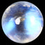 1.87 ct Fantastic Round Cabochon(6.84 x 6.82 mm) Rainbow Blue Moonstone