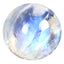 1.94 ct Eye-popping Round Cabochon(6.98 x 6.96 mm) Rainbow Blue Moonstone