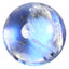1.99 ct Topnotch Round Cabochon (7.12 x 7.11 mm)Rainbow Blue Moonstone