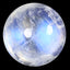 1.80 ct Eye-popping Round Cabochon(7.06 x 7.00 mm) Rainbow Blue Moonstone