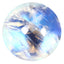 1.60 ct AAA Round Cabochon(6.96 x 6.93 mm) Natural Rainbow Blue Moonstone