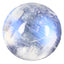 1.55 ct AAA Elegant Round Cabochon (7.11 x 7.07 mm) Rainbow Blue Moonstone