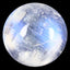 1.55 ct AAA Elegant Round Cabochon (7.11 x 7.07 mm) Rainbow Blue Moonstone