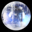 1.57 ct AAA Superior Round Cabochon(7.15 x 7.10 mm)Rainbow Blue Moonstone