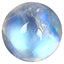 1.95 ct AAA Round Cabochon (7.10 x 7.08 mm) Natural Rainbow Blue Moonstone
