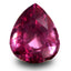1.70 ct AAA+ Pear (7.67 x 6.26 mm) Natural Pinkish Red Rhodolite Garnet