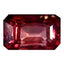 1.47 ct AAA+ Premium Octagon (7.61 x 4.62 mm) Pinkish Red Rhodolite Garnet