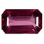 1.08 ct AAA+ Best Octagon (7.40 x 4.35 mm) Pinkish Red Rhodolite Garnet