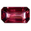 1.50 ct AAA+ Octagon (8.49 x 4.84 mm) Natural Pinkish Red Rhodolite Garnet