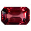 1.30 ct AAA+ Octagon (7.78 x 4.80 mm) Natural Pinkish Red Rhodolite Garnet