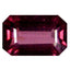 0.96 ct AAA+ Octagon (6.48 x 4.09 mm) Natural Pinkish Red Rhodolite Garnet