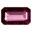 1.22 ct AAA+ Sparkling Octagon(8.16 x 4.76 mm)Pinkish Red Rhodolite Garnet