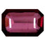 1.36 ct AAA+ Octagon (7.98 x 5.15 mm) Natural Pinkish Red Rhodolite Garnet