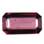1.37 ct AAA+ Octagon (8.93 x 4.92 mm) Natural Pinkish Red Rhodolite Garnet