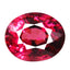 1.21 ct AAA+ Superb Oval (6.82 x 5.57 mm) Pinkish Red Rhodolite Garnet