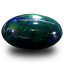 1.21 ct Eye-catching Oval Cabochon(9.79 x 5.96 mm) Multi Color Black Opal