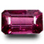 1.50 ct AAA+ Octagon(7.73 x 4.66 mm) Natural Pinkish Red Rhodolite Garnet