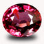 1.36 ct AAA+ Oval (6.93 x 6.00 mm) Pinkish Red Rhodolite Garnet