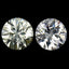 1.42 ct (2pcs) Incomparable MATCHING PAIR 5 mm Round UnHeated White Zircon