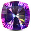 5.07 ct Cushion Cut (10.07 x 10.05 mm) Multi Color Mystic Blue Topaz