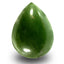 17.43 ct Pear Cabochon (21.25 x 15.88 mm) Olive Green Un-Heated Serpentine
