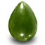 12.25 ct Pear Cabochon (19.04 x 13.32 mm) Olive Green Un-Heated Serpentine