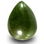 12.75 ct Pear Cabochon (17.40 x 13.00 mm) Olive Green Un-Heated Serpentine
