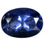0.74 ct AAA Very good Oval Shape (7.48 x 5.45 mm) Blue Iolite Natural
