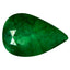 0.37 ct Impressive Pear Cut (5.83 x 3.88 mm) Green (Un-Heated) Emerald
