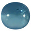 1.67 ct Oval Cabochon (7.56 x 7.06 mm) Brazilian Paraiba Blue Apatite