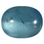 1.32 ct Oval Cabochon (7.59 x 5.39 mm) Brazilian Paraiba Blue Apatite