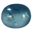 1.42 ct Oval Cabochon (7.58 x 6.18 mm) Brazilian Paraiba Blue Apatite