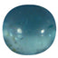 1.26 ct Oval Cabochon (6.57 x 6.10 mm) Brazilian Paraiba Blue Apatite