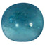 1.16 ct Oval Cabochon (6.54 x 5.98 mm) Brazilian Paraiba Blue Apatite