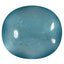 1.17 ct Oval Cabochon (6.78 x 6.07 mm) Natural Paraiba Blue Apatite