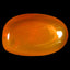 1.46 ct Fancy Cabochon (9.77 x 6.14 mm) Unheated / Untreated Red Fire Opal
