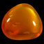 1.80 ct Fancy Cabochon (8.28 x 7.38 mm) Unheated / Untreated Red Fire Opal