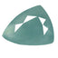 1.98 ct Trillion (10.58 x 8.06 mm) Natural Bluish Green Grandidierite
