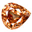1.19 ct AAA+ Elegant Pear (6.64 x 6.03 mm) Fancy Brown Zircon Natural