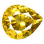 1.54 ct AAA+ Fantastic Pear Shape (6.93 x 5.93 mm) Golden Yellow Zircon