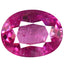 0.80 ct Remarkable Oval (6.99 x 5.44 mm) Reddish Pink Rubellite Tourmaline