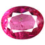 0.85 ct Unbelievable Oval (7.57 x 5.97 mm)Reddish Pink Rubellite Tourmaline