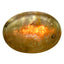 6.95 ct Oval Cabochon (13.91 x 9.94 mm) Olive Green Diaspore Cat's Eye