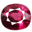 2.40 ct Un-Heated Oval (7.86 x 6.89 mm) Purplish Pink Rhodolite Garnet