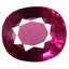 2.45 ct Un-Heated Oval (8.41 x 7.17 mm) Purplish Pink Rhodolite Garnet