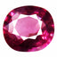 1.56 ct Oval (7.38 x 6.67 mm) Natural Purplish Pink Rhodolite Garnet
