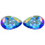 1.92 ct (2pcs) MATCHING PAIR Pear (8.09 x 5.05 mm) Mercury Mystic Topaz