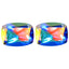 3.33 ct (2pcs) MATCHING PAIR Cushion (8.21 x 6.04 mm) Mercury Mystic Topaz